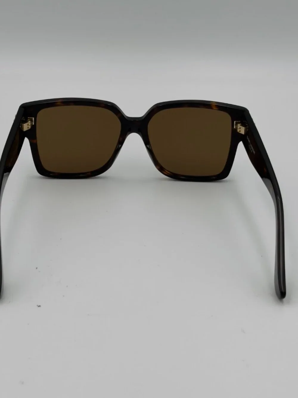 Saint Laurent SL M9 003 55mm Havana Brown Square Sunglasses YSL w/ Case